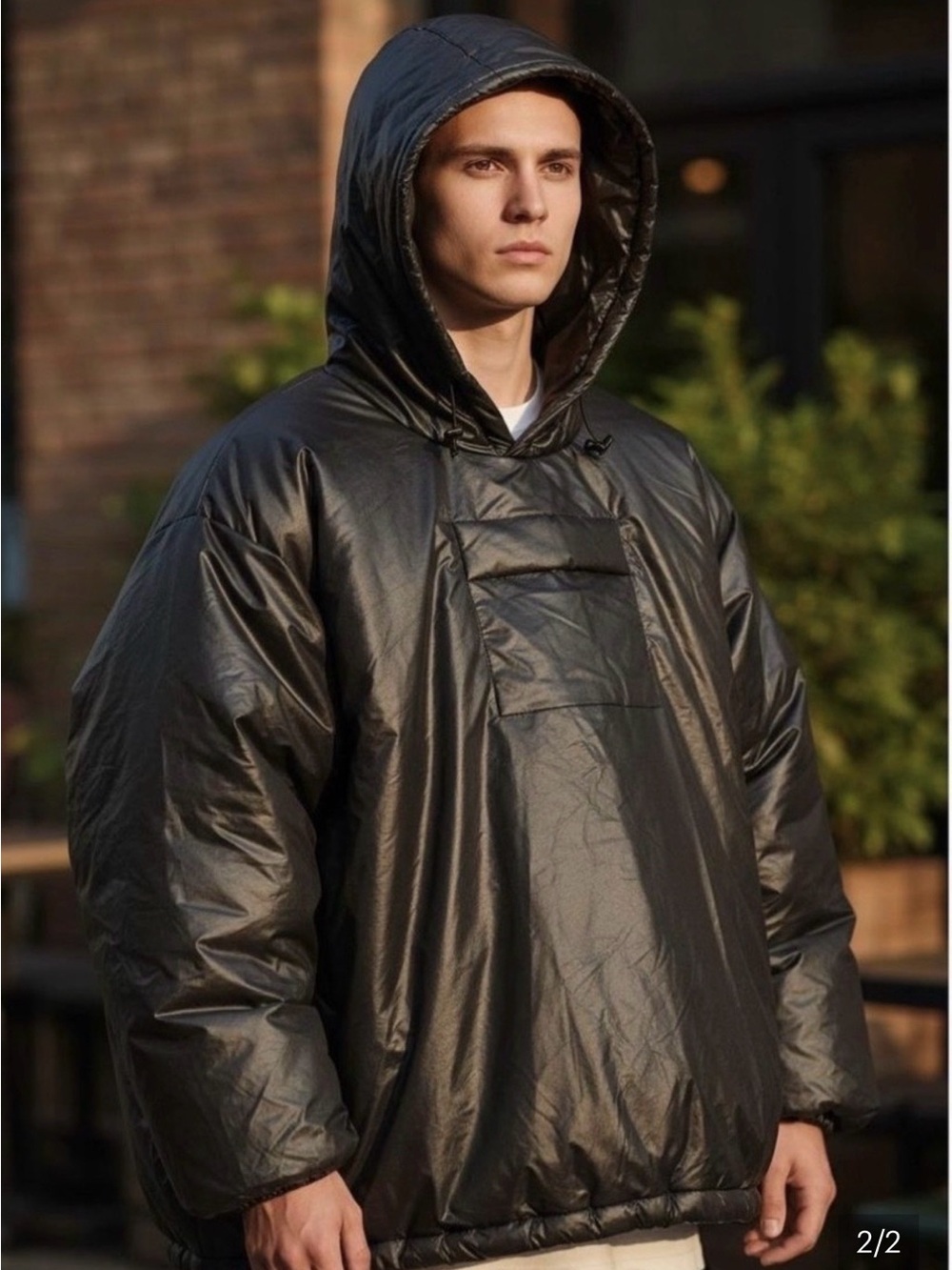 YEEZY GAP ENGINEERED BY BALENCIAGA $340 PADDED ANORAK – BLACK – L – NWOT